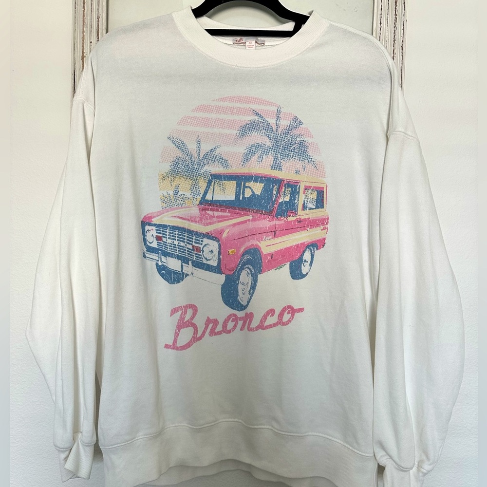 Ford Bronco Pullover Sweatshirt Size XS